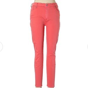 7 FOR ALL MANKIND coral jeans